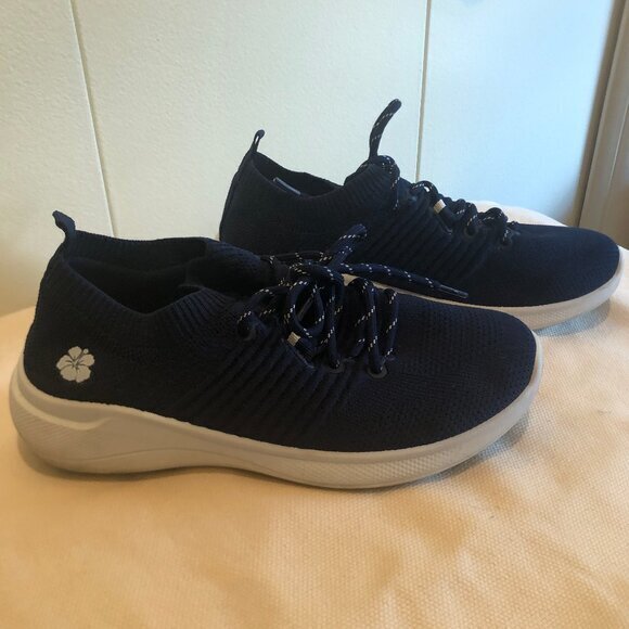 Tommy Bahama Golf navy blue mesh performance sneakers sz 7.5 - Picture 13 of 14